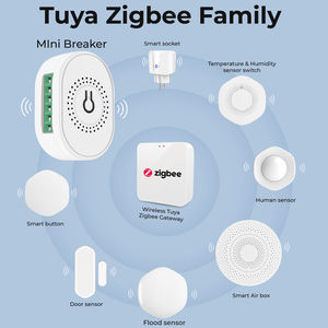 Interruptor Inteligente ZigBee3.0 de 16A, 1/2 Gang, 2 Vías, Tuya Mini Inalámbrico, Control por Voz para <span class=keywords><strong>Google</strong></span> Smart <span class=keywords><strong>Home</strong></span>, Interruptores de Luz Eléctricos - Product Image 3