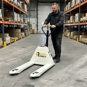 Transpallet Elettrico da 1-2 Tonnellate con Batteria agli Ioni di Litio per Movimentazione Merci, Transpallet Elettrico Li-ion con Funzione di Carica e Scarica - Product Image 1