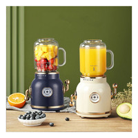 Mélangeur de table rétro 300W Mélangeur électrique pour smoothie Mélangeur de fruits