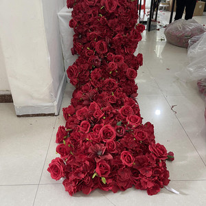 Hoa Hồng Đỏ 3d Trang Trí Bàn Tiệc Đám Cưới Hoa Giả Trực Tiếp Từ Nhà Máy IFG - Product Image 2