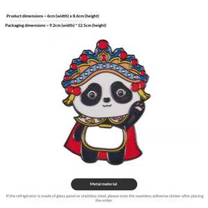 Autocollants de réfrigérateur personnalisables en métal, décapsuleurs, souvenirs de voyage, vente en gros - Product Image 5