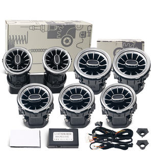 Kits d'intérieur de buse de turbine pour <span class=keywords><strong>Mercedes</strong></span> Benz <span class=keywords><strong>Classe</strong></span> C/<span class=keywords><strong>GLC</strong></span>/<span class=keywords><strong>Classe</strong></span> E W213 W205 X253 LED 64 lumière ambiante évent lampe décorative - Product Image 1