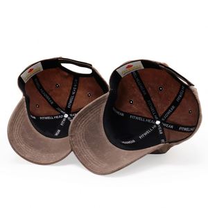 High Quality 6 Panel Custom Embroidered Hat <b>Waxed</b> <b>Canvas</b> Baseball Cap - Product Image 6