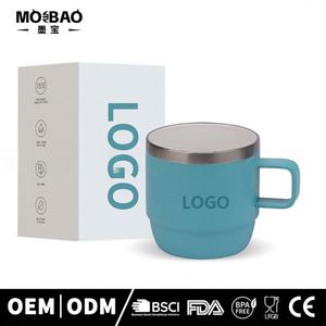 Cross-border 10oz 304 Foldable Stainless Steel Vacuum Thermos Cup Inner Ceramic 6-12 Hours Thermal Insulation Home Office - Product Image 3