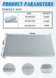 JH Wetterfestes Kondensator <span class=keywords><strong>pad</strong></span> für Außen geräte 18 "* 38" 24 "* 24" 32 "* 32" 36 "* 36" PP-Kondensat <span class=keywords><strong>pad</strong></span> - Product Image 3