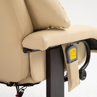 Fauteuil inclinable confortable en cuir synthétique, couleur personnalisable, non tissé