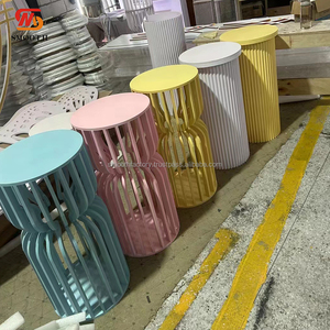 Mịn thiết kế mới có thể tháo rời gợn Wedding plinth Trắng bánh đứng cho Wedding party trang trí nội thất - Product Image 6
