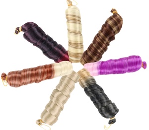 Extensiones de Cabello Sintético Ondulado Suelto de 12-30 Pulgadas, 150g, Estilo Rizo Francés Sedoso para Trenzas Jumbo - Product Image 4
