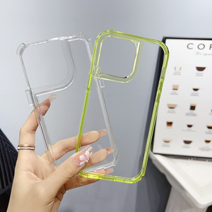 2024 ใหม่ 2 In1 เคสโทรศัพท์ใสสําหรับ<span class=keywords><strong>Samsung</strong></span> S24 Ultra S23 Ultra A03 A55 A04EสีCandyกันกระแทก - Product Image 2