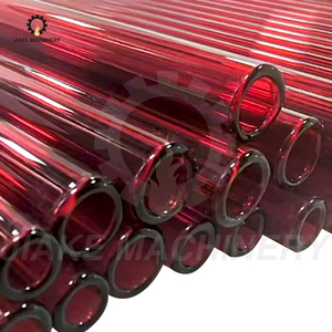 Tubo in <span class=keywords><strong>vetro</strong></span> borosilicato rosso <span class=keywords><strong>Pyrex</strong></span> Chubibo per lucidalabbra, tubi colorati per soffiatura <span class=keywords><strong>vetro</strong></span>, bottiglie, manici per tazze, lampade - Product Image 2