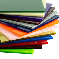 Plaques en acrylique coulé 100% vierge, couleur personnalisée, transparentes, 2mm-8mm, 1220x2440mm, service de découpe