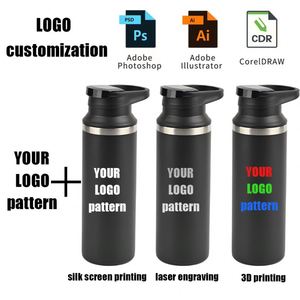 Custom logo 500ml Stainless Steel Vacuum <b>Flask</b> 17oz Insulated Water Bottle Travel Sports Tumbler with Leakproof Lid - Product Image 5