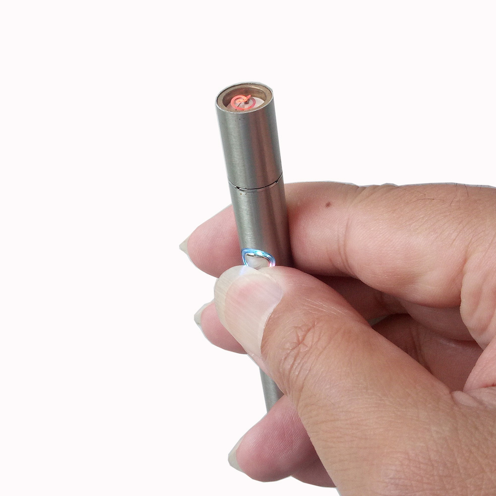 Электрическая металлическая ручка со светодиоидом и usb-зажигалка для сигарет