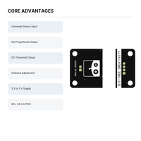 Module universel d'acquisition de signal de capteur analogique, carte de comparaison de sortie AO/DO réglable pour la collecte de données Arduino
