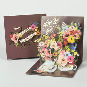 Buste <span class=keywords><strong>di</strong></span> auguri in 3D e auguri <span class=keywords><strong>di</strong></span> ringraziamento benedizione universale per il giorno del ringraziamento per il giorno dell'insegnante dei bambini-carta resistente realizzata - Product Image 5