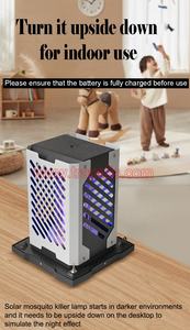 Lámpara para matar plagas de energía solar para interiores y exteriores, lámpara eléctrica para matar insectos, césped, Mosquitos - Product Image 5