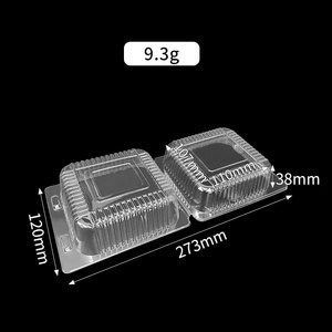 250 125 personalizzato 500 monouso in plastica trasparente pp pet fresco <span class=keywords><strong>kiwi</strong></span> blister imballaggio per frutta e verdura scatole - Product Image 6