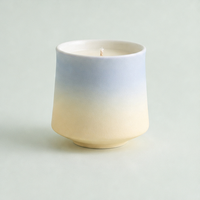Bougie parfumée en cire de soja non toxique, en céramique avec glaçure dégradée de luxe moderne, pour aromathérapie et décoration intérieure