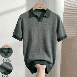<span class=keywords><strong>Polo</strong></span> da Golf in Poliestere di Alta Qualità con Logo Personalizzato, Maglietta <span class=keywords><strong>Polo</strong></span> Traspirante a Collo a V per <span class=keywords><strong>Uomo</strong></span>, Manica Corta Elasticizzata - Product Image 1