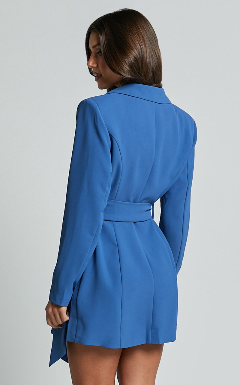 Lace up Belt Blazer Dress Slim Fit Top Long Sleeved Women's Blazers Mid  Length Jacket for Women| Alibaba.com