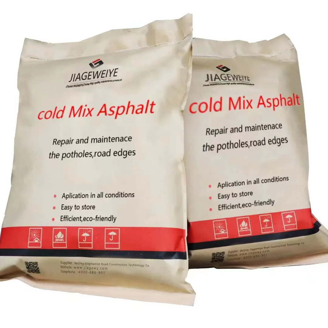 Bestseller Cold Mix Asphalt Einfache und schnelle Anwendung auf Autobahn-Schlaglöchern bei jedem Wetter in 25-kg-Beuteln