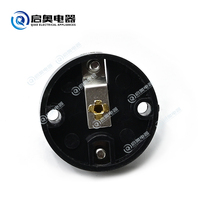 Linterna Mini de Alta Calidad QIAO QA-DCH008 con Conector de Base Espiral E10, Material de Cobre y PP en Blanco y Negro, Accesorios