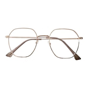 Gafas Ópticas Poligonales Metálicas Doradas GFORCE 2026, Disponibles en Stock, con Protección Contra Luz Azul, Unisex - Product Image 1