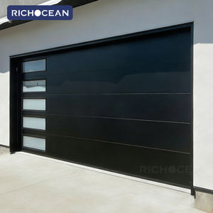 <span class=keywords><strong>Porte</strong></span> <span class=keywords><strong>de</strong></span> <span class=keywords><strong>garage</strong></span> <span class=keywords><strong>sectionnelle</strong></span> isolée automatique en aluminium au design moderne RICHOCEAN - Product Image 4