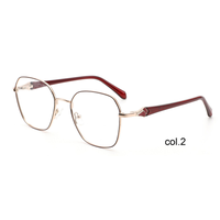Gafas de Lectura Unisex YJ707 con Marco Metálico Cuadrado de Aro Completo - Diseño Ligero y Moderno para Adultos
