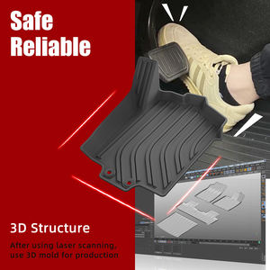 Tapis de sol de voiture 3D en TPE sur mesure, imperméables, pour Toyota Hiace 300 Series 2024-2025 (conduite à droite), ensemble complet, distributeur MIPI - Product Image 3