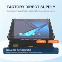 Tablet PC Industrial Resistente de 10.1 Pulgadas, Intel I5-8200Y, 8GB RAM, 256GB SSD, 4G LTE, Android/Windows, IP65, Resistente al Agua y al Polvo, NFC
