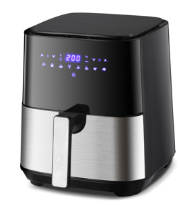 <span class=keywords><strong>Friggitrice</strong></span> <span class=keywords><strong>ad</strong></span> <span class=keywords><strong>aria</strong></span> elettrica digitale con 8 preimpostazioni di cottura, multifunzione, cestello da <span class=keywords><strong>5</strong></span> <span class=keywords><strong>litri</strong></span>, capacità <span class=keywords><strong>5</strong></span>.<span class=keywords><strong>5</strong></span>, 3.<span class=keywords><strong>5</strong></span>, 4.<span class=keywords><strong>5</strong></span>, 6, <span class=keywords><strong>5</strong></span> <span class=keywords><strong>litri</strong></span> - Product Image 5