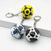 Porte-clés de football réfléchissant avec logo personnalisé, porte-clés de football 3D personnalisé, étiquette réfléchissante pour club sportif, cadeau promotionnel