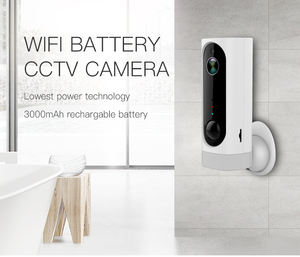 <span class=keywords><strong>A2</strong></span> WIFI Batería CCTV Cámara Megapíxel HD Lente 130 ° Amplio ángulo de visión Soporte Intercomunicador de voz y almacenamiento de tarjeta SD de 128GB - Product Image 5