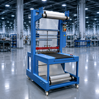 Machine d'emballage industrielle robuste à tunnel thermorétractable pour boîtes en carton de plusieurs tailles