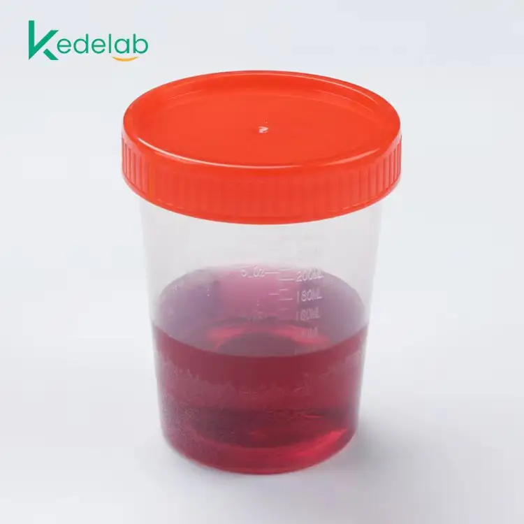 使い捨てプラスチック医療患者テストサンプルカップSputum便標本コレクター30ml60ml120mlスツール尿容器