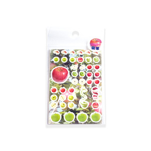 AGUGU Autocollants de la série Little Happiness Autocollants sur le thème du sel Showa Showa Ins Style Pomme Tomate Planner Diy Guka Autocollants décoratifs - Product Image 5