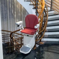 Nuevo Elevador Eléctrico para Escaleras CE, Silla Elevadora para el Hogar, Silla Elevadora para Escaleras Curvas