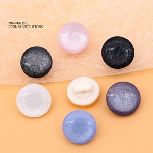 <span class=keywords><strong>Bouton</strong></span> de chemise en résine personnalisé de 11,5 mm avec effet de perle fantaisie, couleur personnalisée pour les vêtements - Product Image 3
