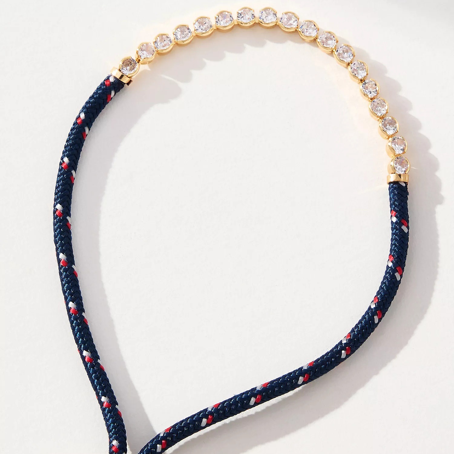 Pulsera de cordón azul oscuro