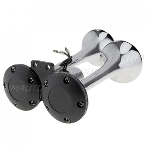 Klaxon de voiture 1000DB, super puissant, tweeter électrique, double tube, klaxon universel pour automobile, train, camion, moto - Product Image 4
