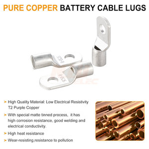Cáp Lug/cáp điện Lugs tốt Bán dây thép không gỉ kết nối thép không gỉ Vòng thiết bị đầu cuối Lug bán buôn - Product Image 3