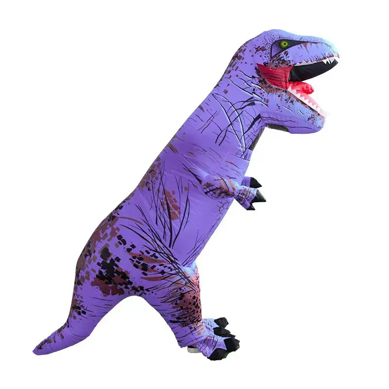 Bán buôn bán hàng nóng trẻ em Halloween Jurassic chủ đề dành cho người lớn Inflatable khủng long Inflatable Halloween trang phục