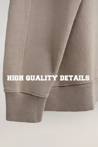 कस्टम लोगो उच्च गुणवत्ता वाले ब्लैंक क्रू नेक स्वेटशर्ट्स भारी ऊनी ओवरसाइज़्ड प्रिंट लोगो हुडीज़ स्वेटशर्ट्स पुरुषों के लिए
