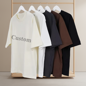 T-Shirt da uomo Plus Size produttore all'ingrosso di abbigliamento in cotone 100% personalizzato Guangzhou - Product Image 1