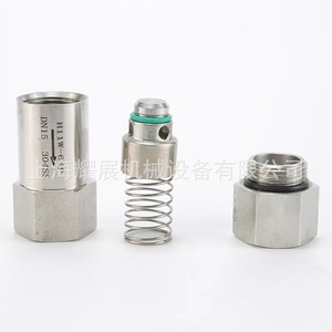 เช็ควาล์วแบบแยกส่วนสแตนเลส 304,เกลียวใน, ทางเดียว, ซีลแบบอ่อน, 4 นาที DN15 - Product Image 1