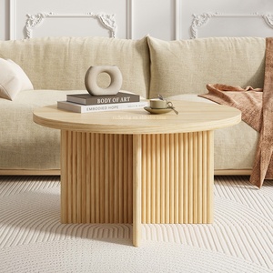 Rãnh hiện đại Vòng đồ nội thất phòng khách <span class=keywords><strong>MDF</strong></span> gỗ làm tổ Bàn cà phê, trung tâm bảng - Product Image 1