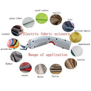 Ciseaux électriques <span class=keywords><strong>WBT</strong></span> de qualité industrielle, moteur sans balais, tension 100-240V, garantie 12 mois pour la coupe du cuir et du tissu - Product Image 5