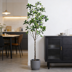 Nouveaux produits : Plante artificielle de mangrove en plastique, 1,2 m, 1,5 m, 1,8 m, 2,1 m, Bonsaï en <span class=keywords><strong>pot</strong></span> pour la décoration intérieure - Product Image 2