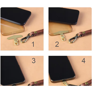 Custom Leather <b>Lanyard</b> Cell Phone Strap Crossbody Body <b>Lanyard</b> Stylish <b>Polyester</b> Fabric ID Card Holder Water Resistant <b>Lanyard</b> - Product Image 6